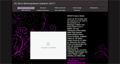 Desktop Screenshot of infinite-dance-studio.de